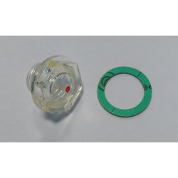 Spia livello olio 1/2" in plastica - Imer